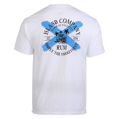 Island Company Rum "Elixir" Tee Shirt - White | Best tasting rum | Buy rum online | islandcompanyrum.com