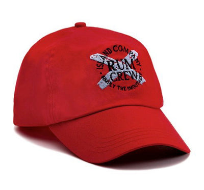 Island Company Rum Crew™ Sailing Hat - Special Limited Edition- Red | Best tasting rum | Buy rum online | islandcompanyrum.com