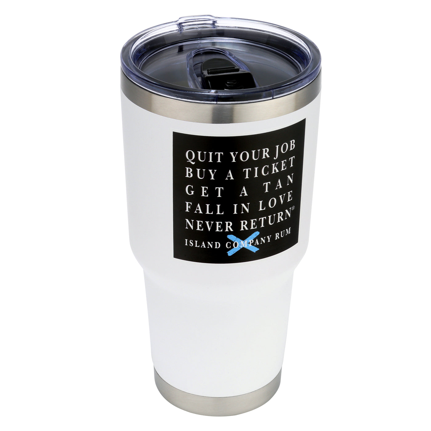 Islander™ Drinkware - Quit Your Job  XL 30oz Tumbler | Best tasting rum | Buy rum online | islandcompanyrum.com