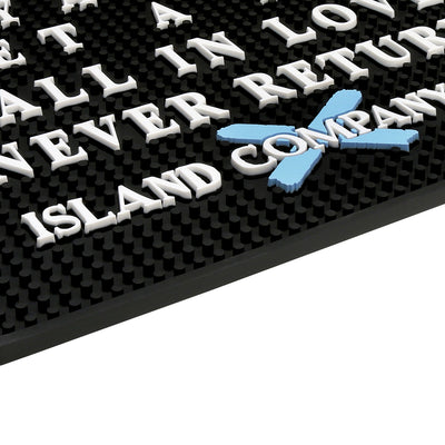 Island Company Rum Square Quit Your Job Bar Mat | Best tasting rum | Buy rum online | islandcompanyrum.com