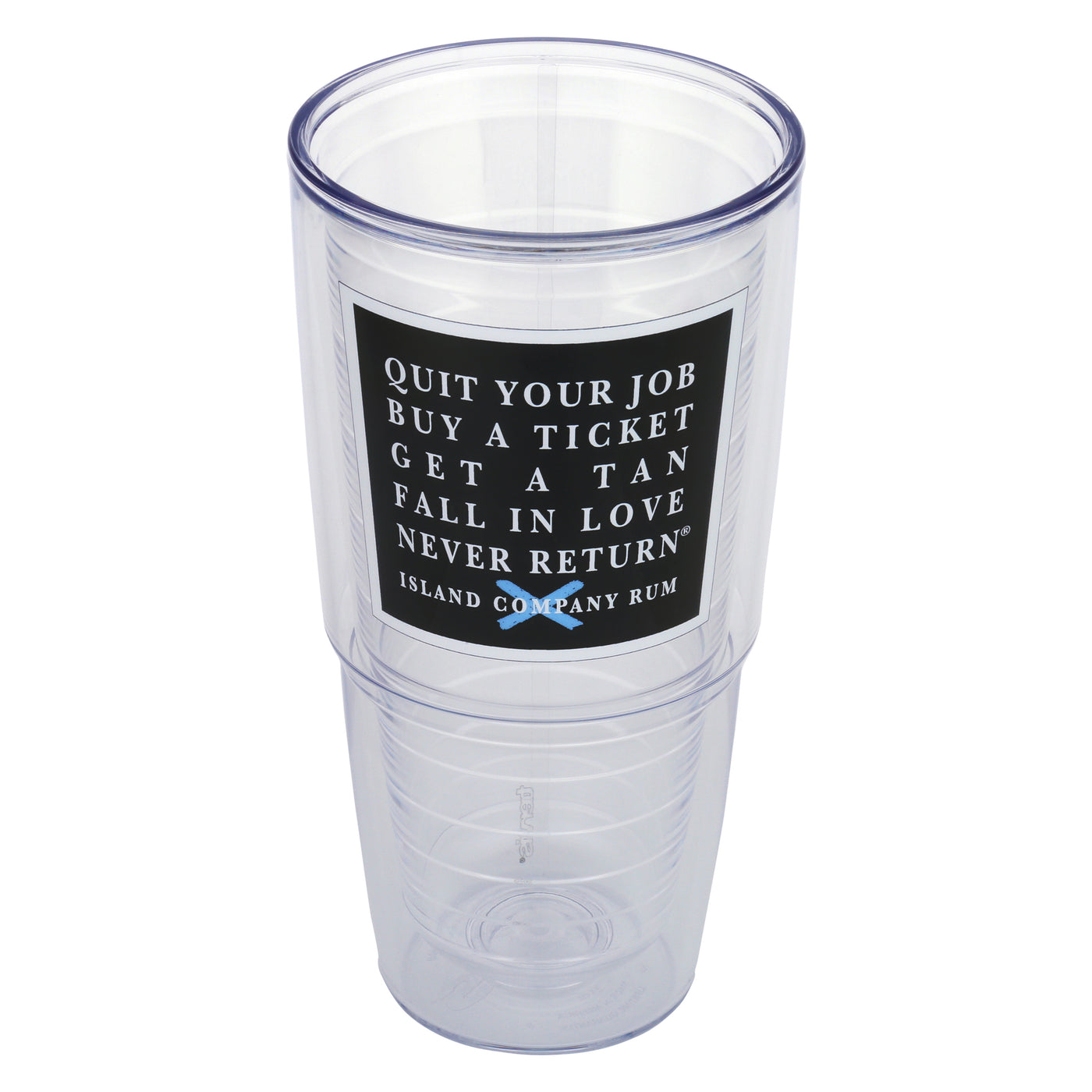 Island Company Rum - 24oz Quit Your Job Tervis Tumbler | Best tasting rum | Buy rum online | islandcompanyrum.com