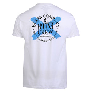 Rum Crew® - Island Company Rum - Unisex Tee Shirt - White | Best tasting rum | Buy rum online | islandcompanyrum.com